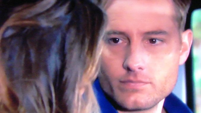 Justin closeup Justin Hartley Young and Restless Goodbye