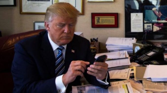 trump-tweeting Twitter in Chief taking charge today