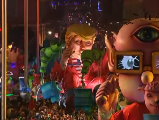 Italy creates disgusting ostentatious Trump float for Annual Parade