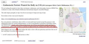 Ad appears on Craigslist offering perks for Trump attendance at Florida Rally