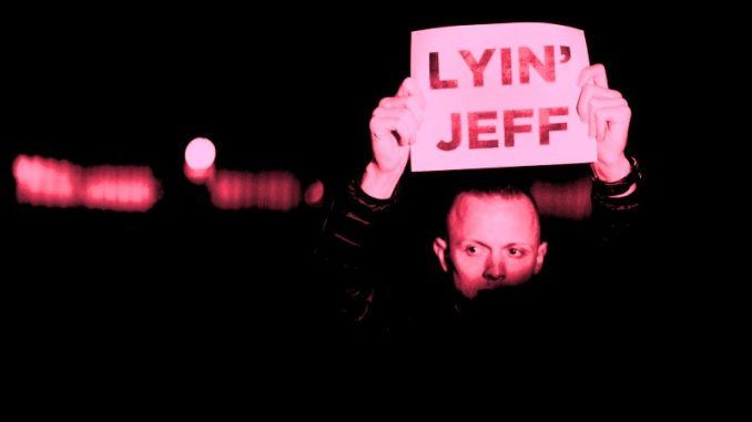 Lyin Jeff Attorney General what a joke Jeff Sessions needs to resign immediately