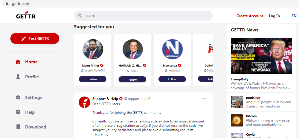 Democracy on the line as Trump fanatic Jason Miller launches platform for Mega loons Democracy on the line as Trump fanatic Jason Miller launches platform for Mega loons