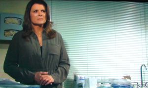 Sheila's constant presence in Stephanie's hospital room on Bold and Beautiful
